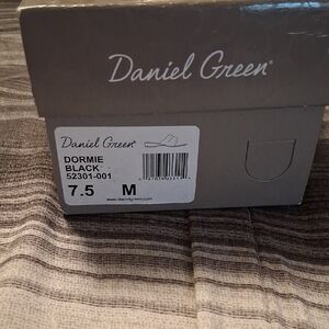 Daniel Green Dormie Black Slippers